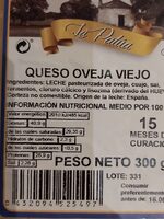 Queso oveja viejo