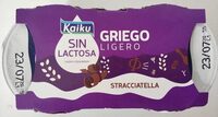 Sin lactosa griego ligero stracciatella