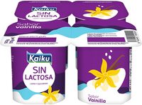 Yogur sin lactosa sabor vainilla