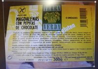 Magdalenas con pepitas de chocolate