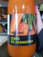 Organic zumo de zanahoria