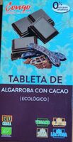 Tableta de algarroba con cacao ecologico