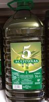 Aceite oliva intenso 5 aceitunas