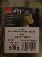 Raison blanc sans pepins
