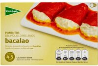 Pimientos del piquillo rellenos de bacalao