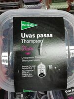 Uvas pasas Thompson