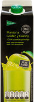 Zumo de manzana golden y granny