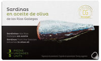 Sardinas de las rías gallegas en aceite de oliva