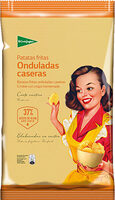 Patatas fritas onduladas caseras
