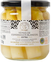 Yemas de espárragos blancos