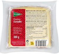 Queso curado mezcla graso elaborado con leche pasteurizada cuña