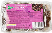 Gofres belgas con cobertura de cacao