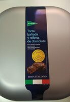Torta bañada y rellena de chocolate
