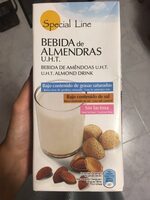 Bebida de almendras sin gluten y sin lactosa