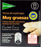 Yemas de espárragos muy gruesas