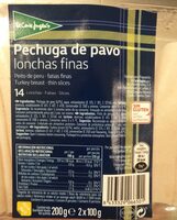 Pechuga de pavo lonchas finas