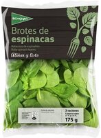 Brotes espinacas