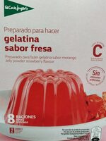 Preparado para hacer gelatina sabor fresa