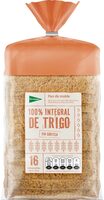 Pan de molde integral sin corteza