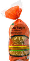 Maxi burger con sésamo