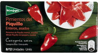 Pimientos del piquillo enteros asados