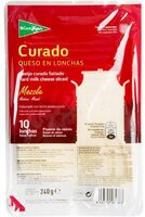 Queso en lonchas curado mezcla