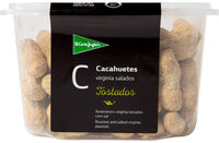 Cacahuetes Virginia tostados y salados