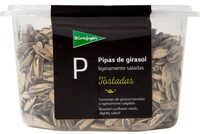 Pipas de girasol ligeramente saladas y tostadas