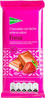 Chocolate con leche relleno sabor fresa