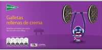 Galletas rellenas de crema