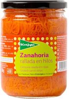 Zanahoria rallada en hilos