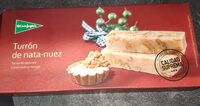 Turrón de nata nuez