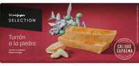 Turrón a la piedra