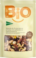 Bio cóctel de frutos secos crudos y arándanos