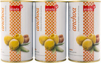 Aceitunas rellenas de anchoa pack 3 latas 150 g