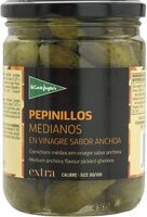 Pepinillos medianos en vinagre sabor anchoa