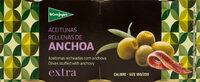Aceitunas rellenas de anchoa latas