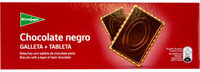 Galletas con tableta de chocolate negro