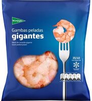 Gambas peladas gigantes