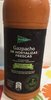 Gazpacho de hortalizas frescas