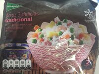 Arroz tres delicias tradicional