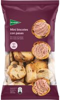 Mini biscotes con pasas