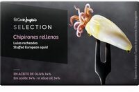 Chipirones rellenos en aceite de oliva