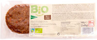 Bio hamburguesa vegetal meditarránea