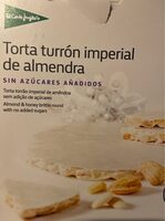 Torta turrón imperial de almendra sin azúcares