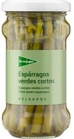 Espárragos verdes cortos calibre delgado