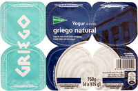 Yogur al estilo griego natural