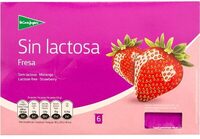 Yogur de fresa sin lactosa