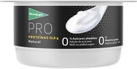 Yogur natural desnatado 0% m.g. 0% azúcares añadidos con proteínas 12,6 g
