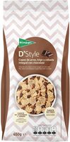 D'style copos tostados de arroz y trigo integral con chocolate